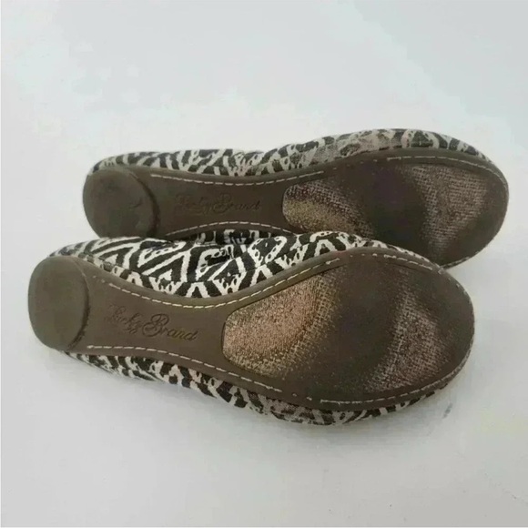 Lucky Brand Erin Black & White Geometric Ballet Flats - 9 - Picture 5 of 5